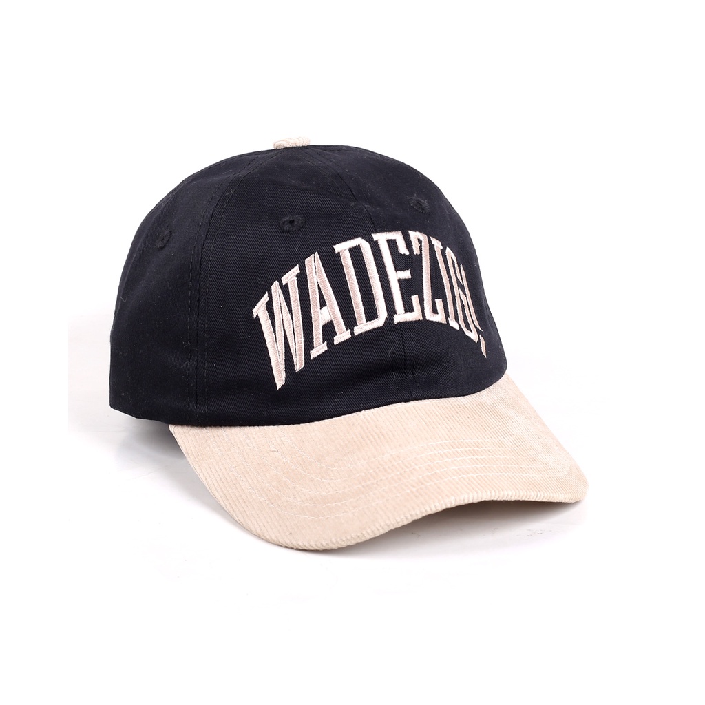 (BISA COD) Topi WADEZIG YOUTH TW DADHAT BLACK CREAM / Topi Pria Baseball Distro Original Cowok Keren