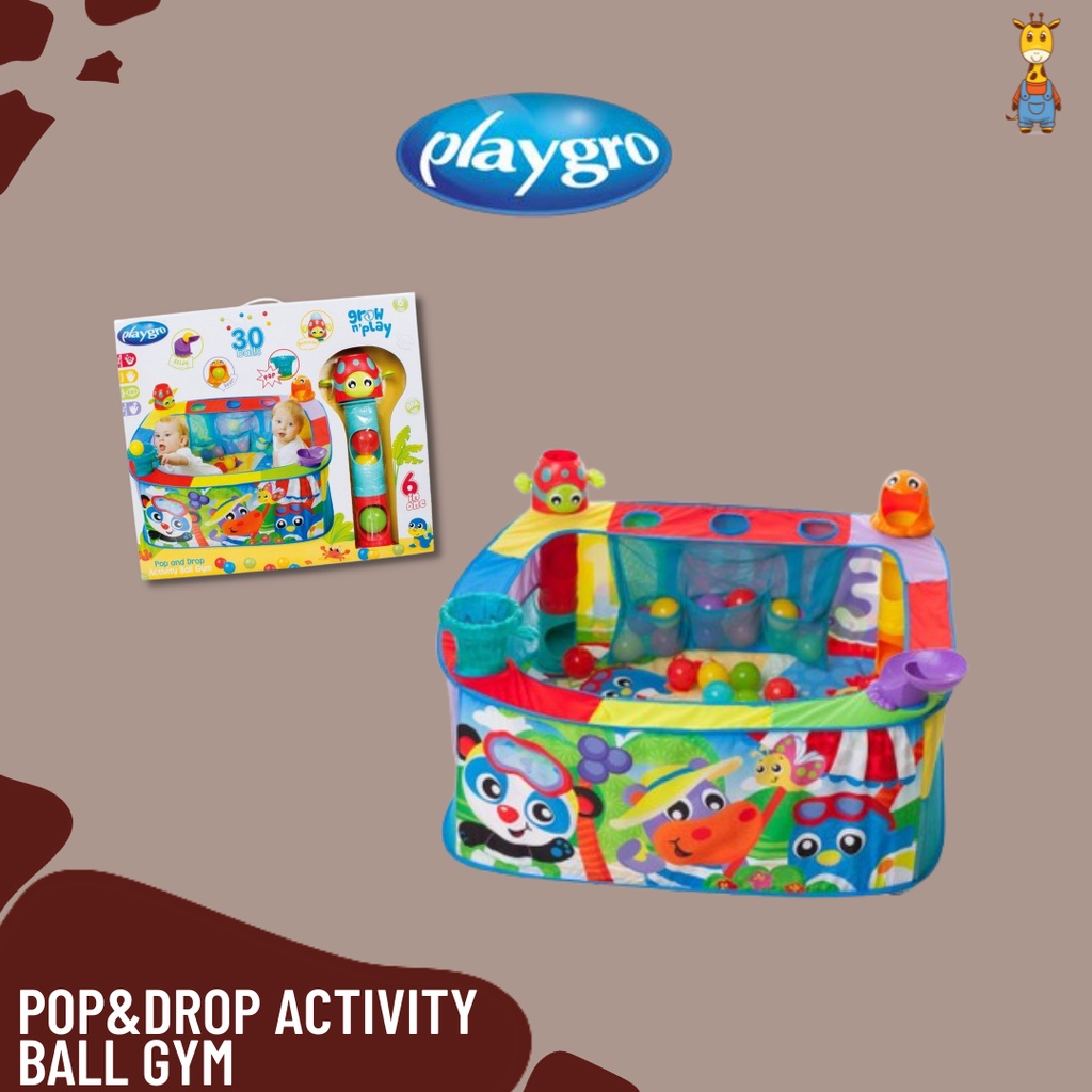 Playgro Pop&amp;Drop Activity Ball Gym