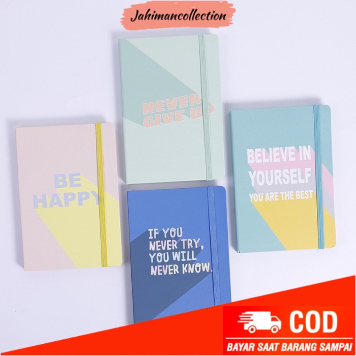 

✨ BISA COD ✨ BUKU TULIS NOTEBOOK MOTIVASI MOTIF PASTEL HARDCOVER TEBAL|BUKU DIARY - BELIEVE
