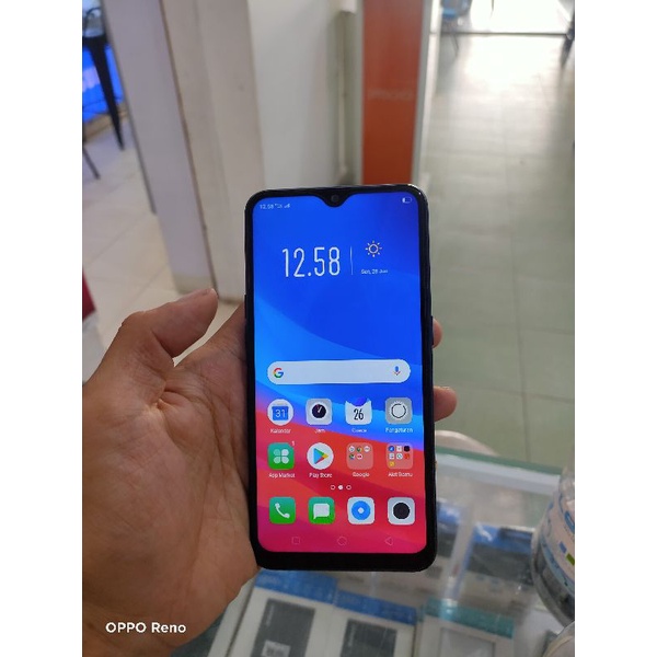 oppo a7 second 3/64 mulus oppo a7 bekas mlus batangan