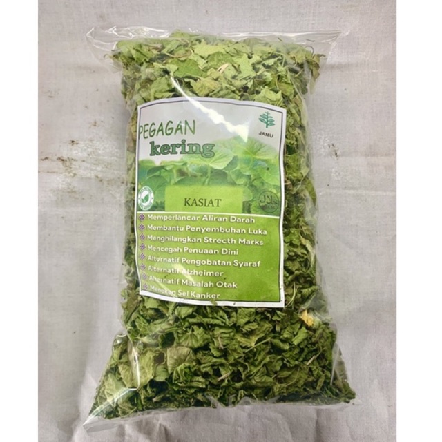 

daun pegagan kering tanpa batang100gr murni daun
