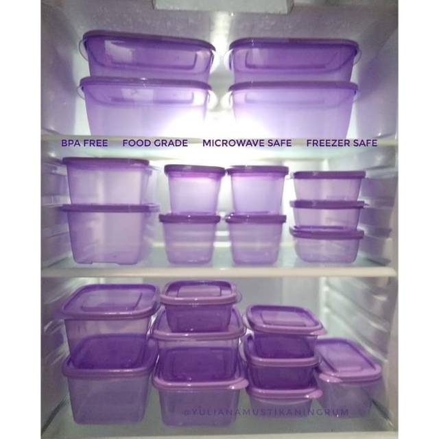 Toples Kulkas | Food Container | Kotak Makan | Bambang 22 Pcs