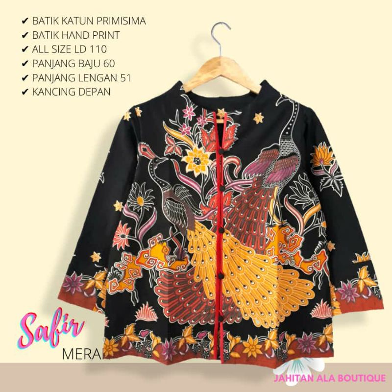 Blus safir merak