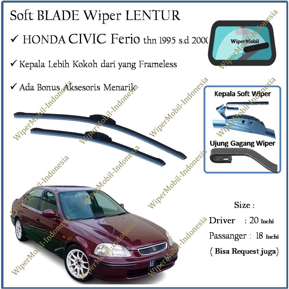 Soft Wiper Honda CIVIC FERIO