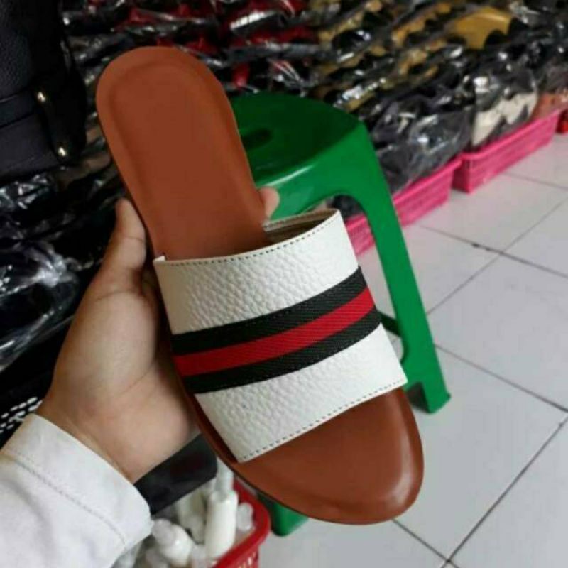 sandal kulit asli wanita kode 7