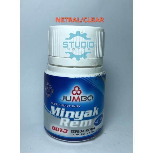 MINYAK REM JUMBO DOT 3 50ML WARNA NETRAL/CLEAR Merah Super 1