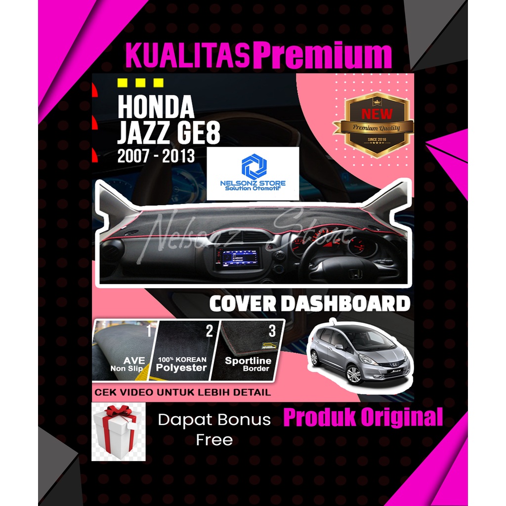 Jual COVER DASHBOARD HONDA JAZZ GEN2 ALAS DASHBOARD AKSESORIS DASHBOARD