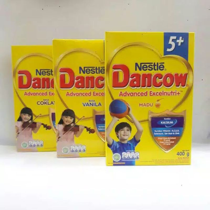 

Dancow 5+ 400gr Madu, Vanilla, Coklat