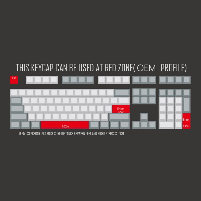 Zzz Pbt Oem Keycap Lima Sisi 4 Tombol Untuk Keyboard Mekanik Mx