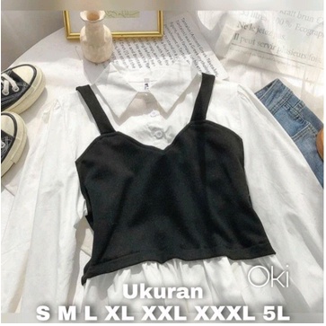 Baju Atasan Blouse Fashion Wanita Jumbo LD 120 130 140 CM OKKY BLOUSE