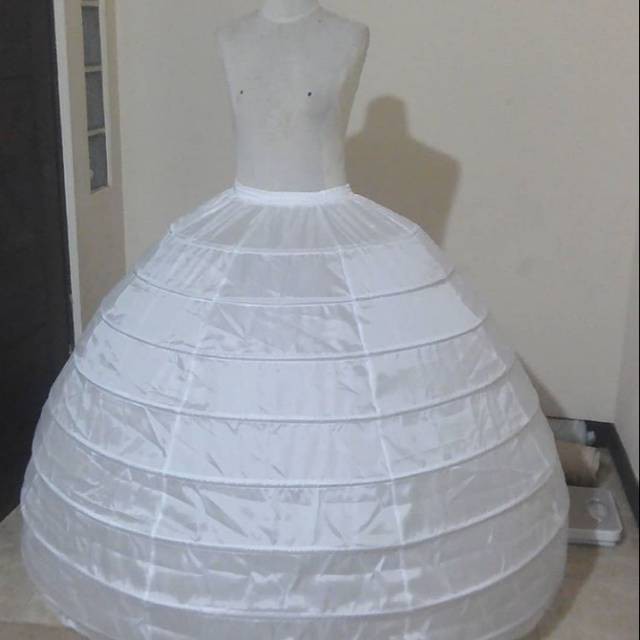 petticoat 8 ring,pengembang gaun. gaun pengantin