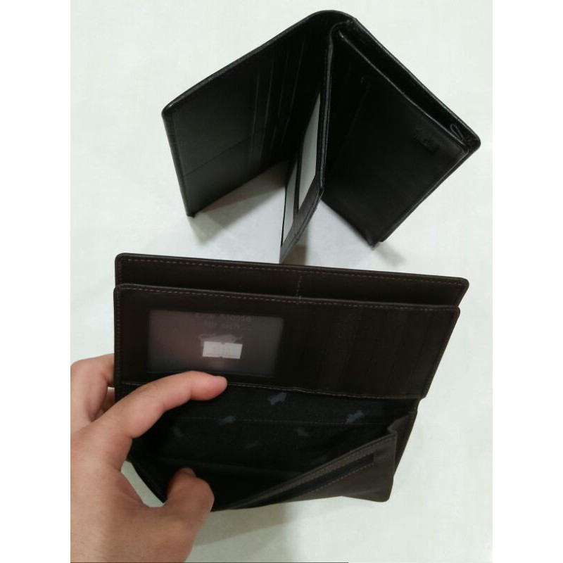 dompet lipat panjang kulit asli 7113