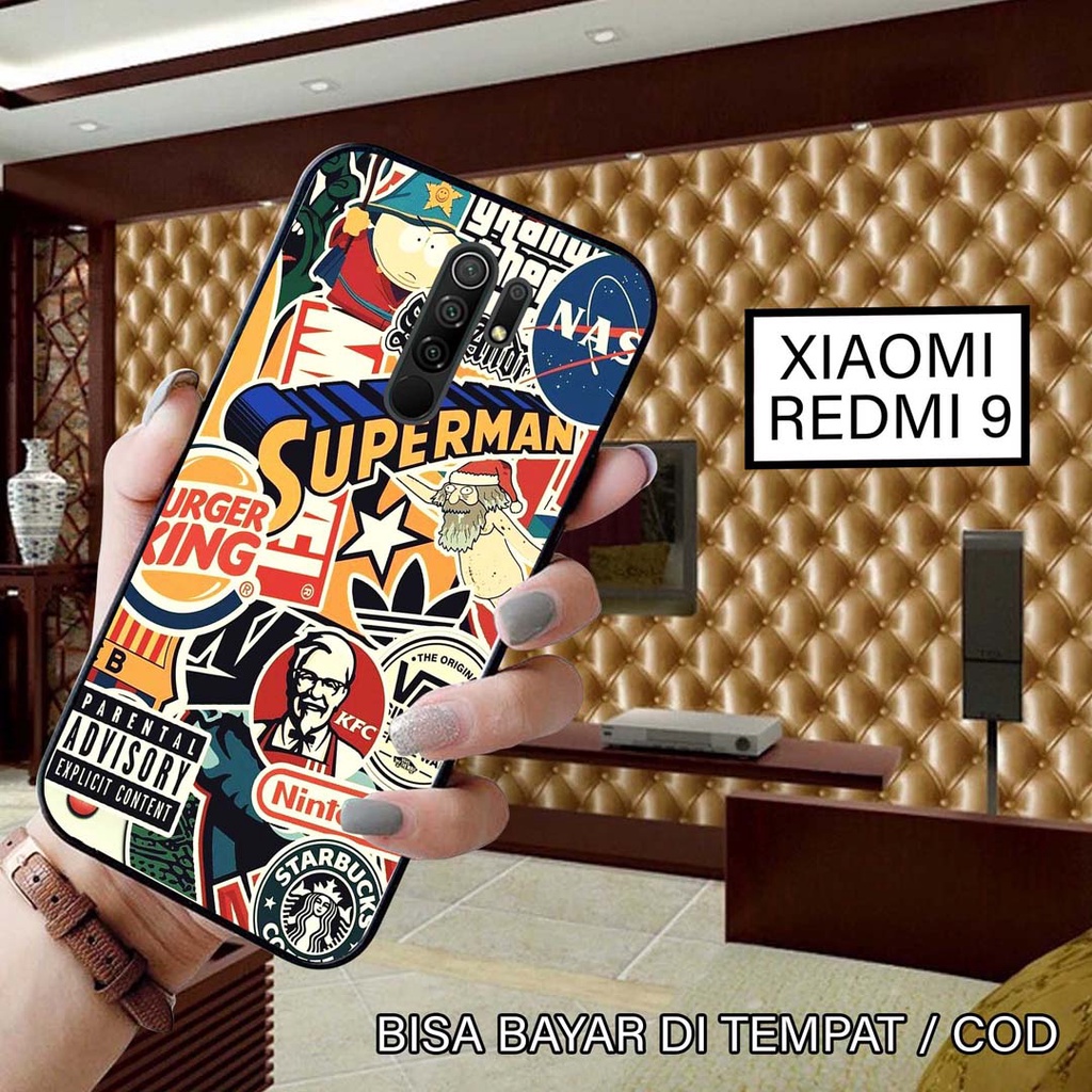 Sukses Case Xiaomi Redmi 9 [8] - Hardcase 2D Glossy Xiaomi Redmi 1 - Silikon Hp Xiaomi Redmi 9 - Sil