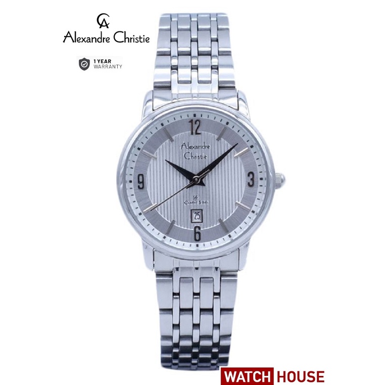 ALEXANDRE CHRISTIE AC 8327 AC8327 AC8327LD 8327 ANALOG ORIGINAL WATCH JAM TANGAN WANITA TALI STAINLE
