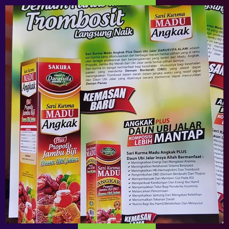 

Sari Kurma Madu Angkak Darusyfa