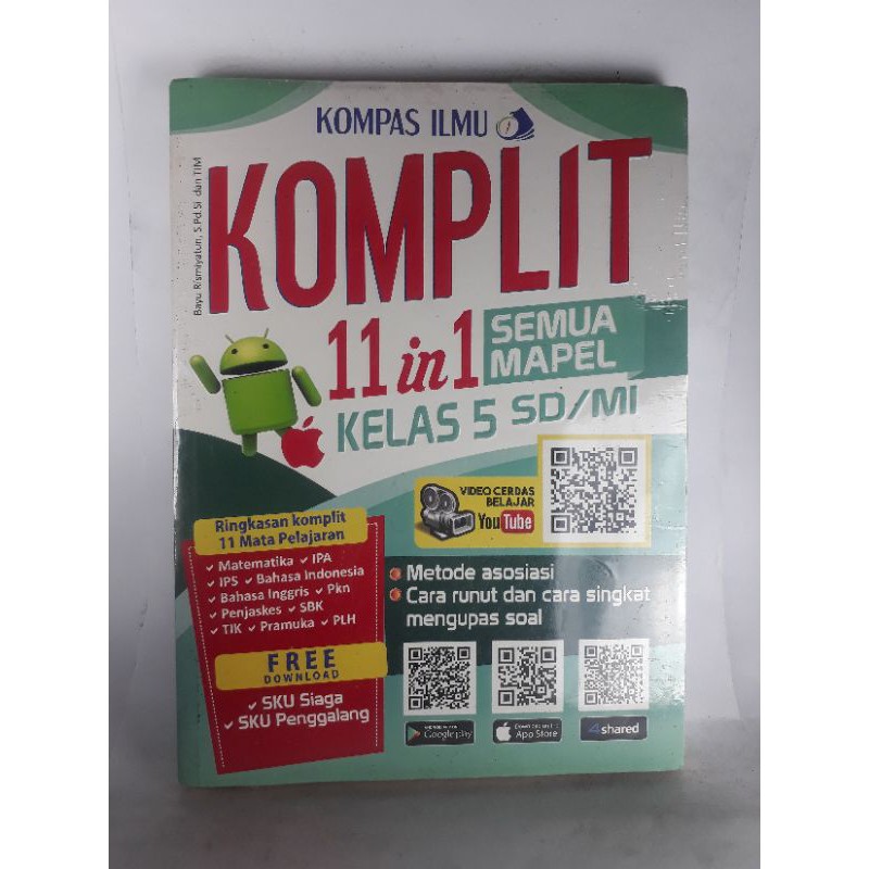 Kompas Ilmu KOMPLIT 11 in 1 Semua mapel SD kelas 1 2 3 4 5 dan 6 . vrg2 M-5