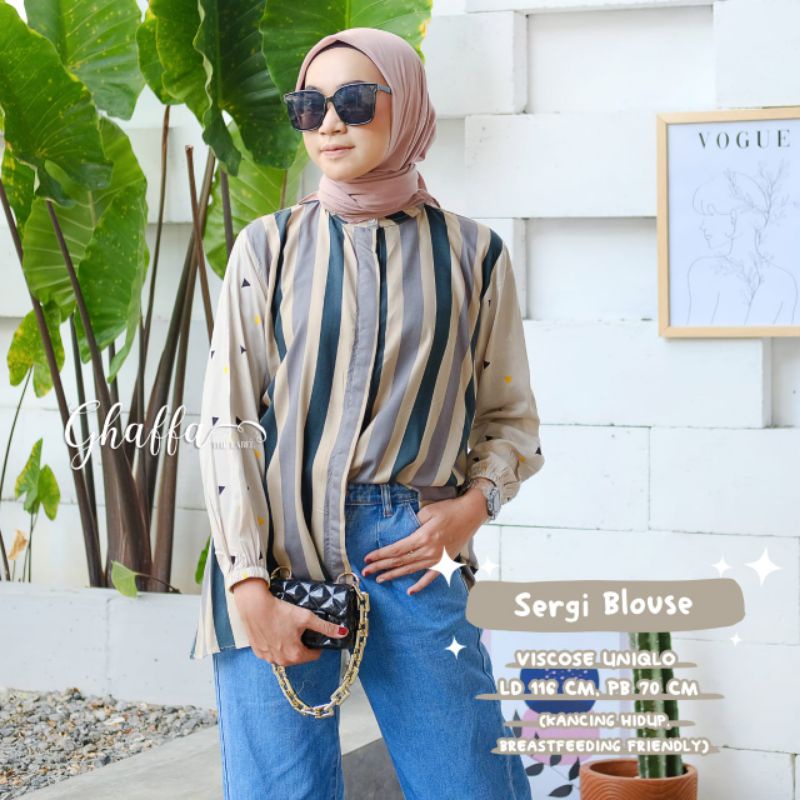 sergi blouse motif salur by ghaffa label