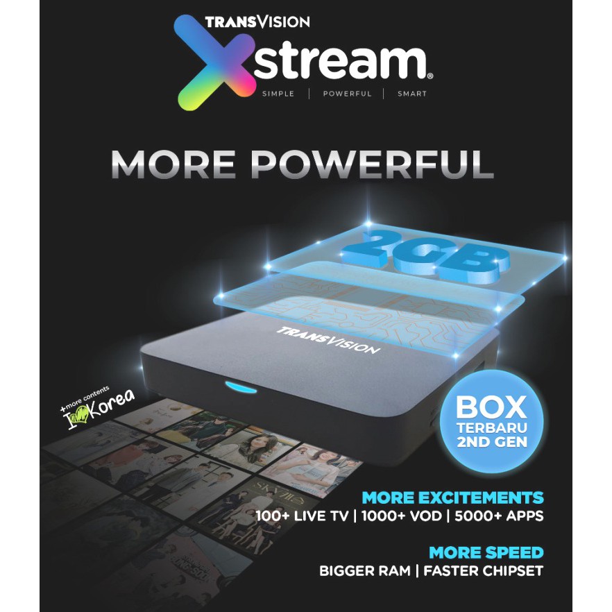 Transvision Xstream Android Box