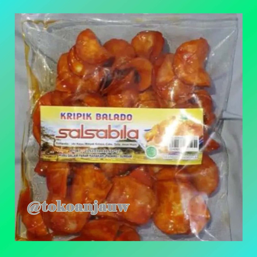 

Keripik Balado Salsabila 250 gr / Kripik Singkong Pedas Manis Ubi Kayu