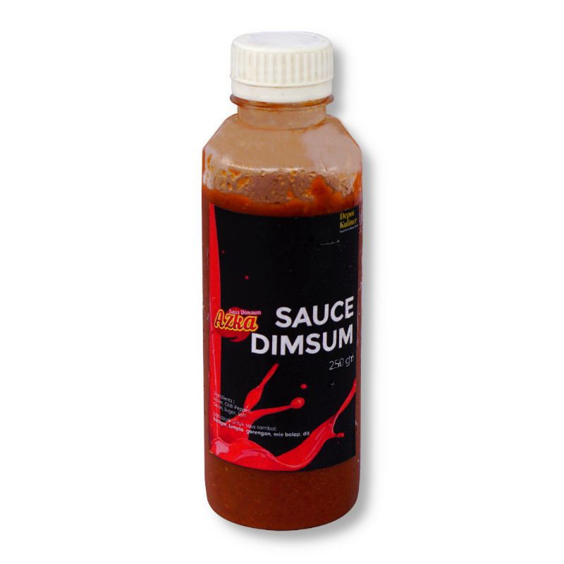 Saus Dimsum Botol 250 Gr / Saos Kuah Bumbu Sambal Dimsum Siomay Pedas Nikmat