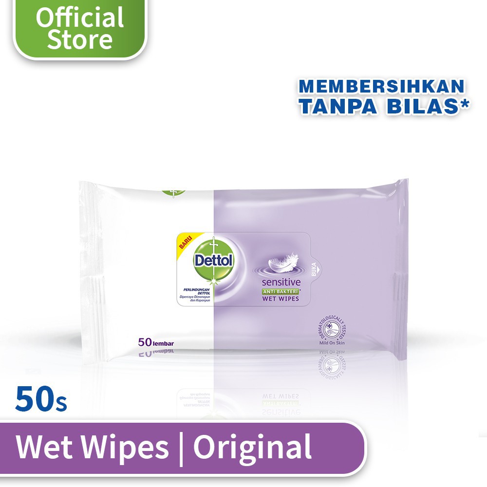 Dettol Wipes 50s Sensitive