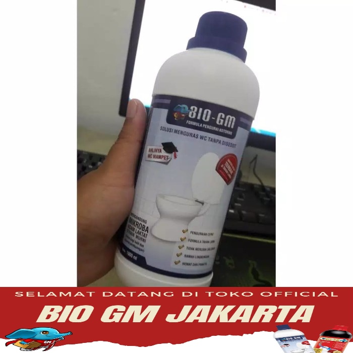 Solusi Mengatasi WC Penuh dan Septic Tank Mampet, Luber [BIO GM 500ml] Terlaris