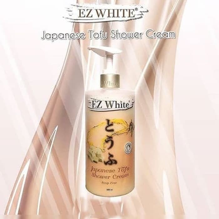 ✨LACIKOSME✨ EZ WHITE JAPANASE TOFU SHOWER CREAM 500ML BPOM - SABUN MANDI EZ WHITE