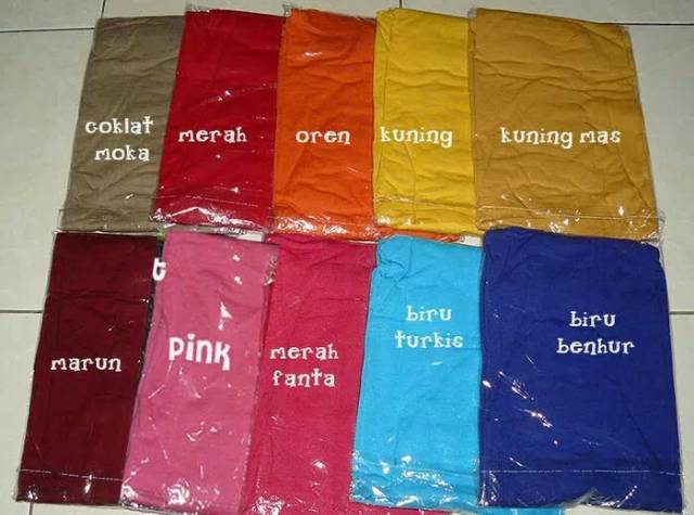 Manset Kaos Rayon, Manset Muslimah, Manset Dalaman, Manset Badan Rayon