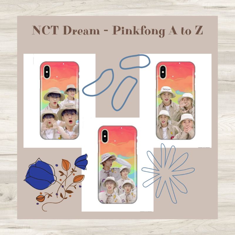 (NCT DREAM) Case NCT Dream x Pinkfong Dinosaur A to Z Edition Softcase Anticrack Dinosaurus Dino