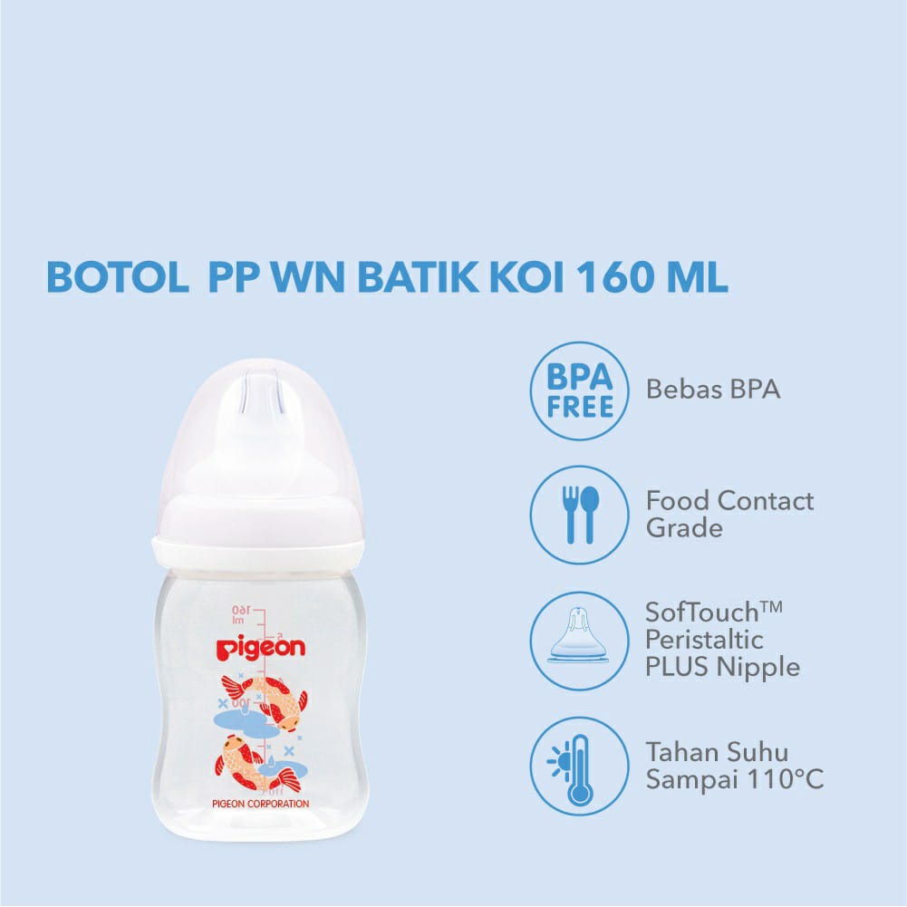 Pigeon Botol Susu PP Wide Neck 160ml dan 240ml