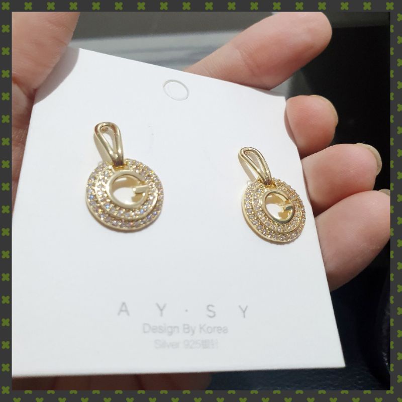 Anting Silver925 Premium Quality cartierx mata Anti Karat Anti Alergi Earring att005