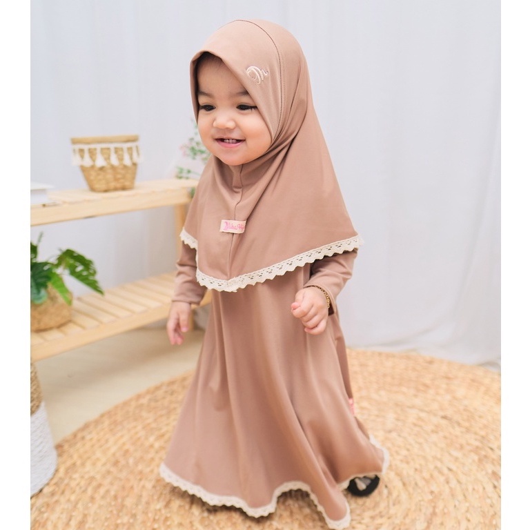 HONEYBLOSSOM gamis bayi alesha kekinian / gamis bayi perempuan 06 bulan