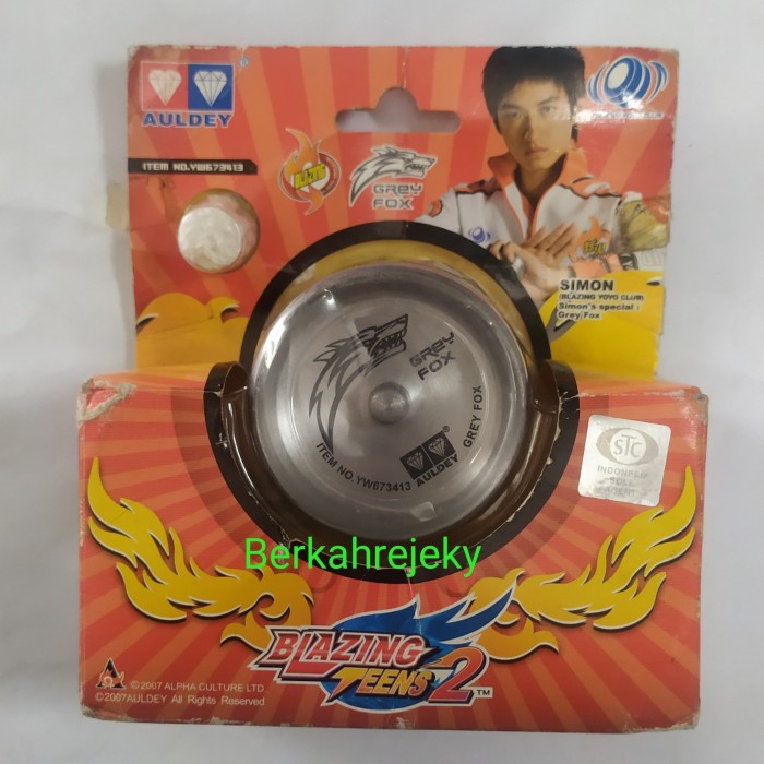 TERLARIS MAINAN YOYO BLAZING TEENS 2 AULDEY SIMON GREY FOX