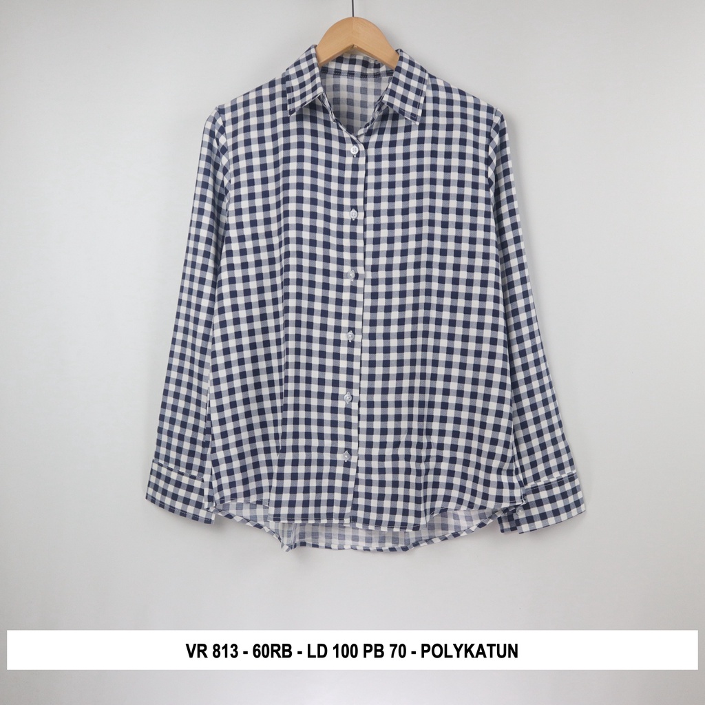 Thrift Blouse Vintage | Kode V4-VR 813