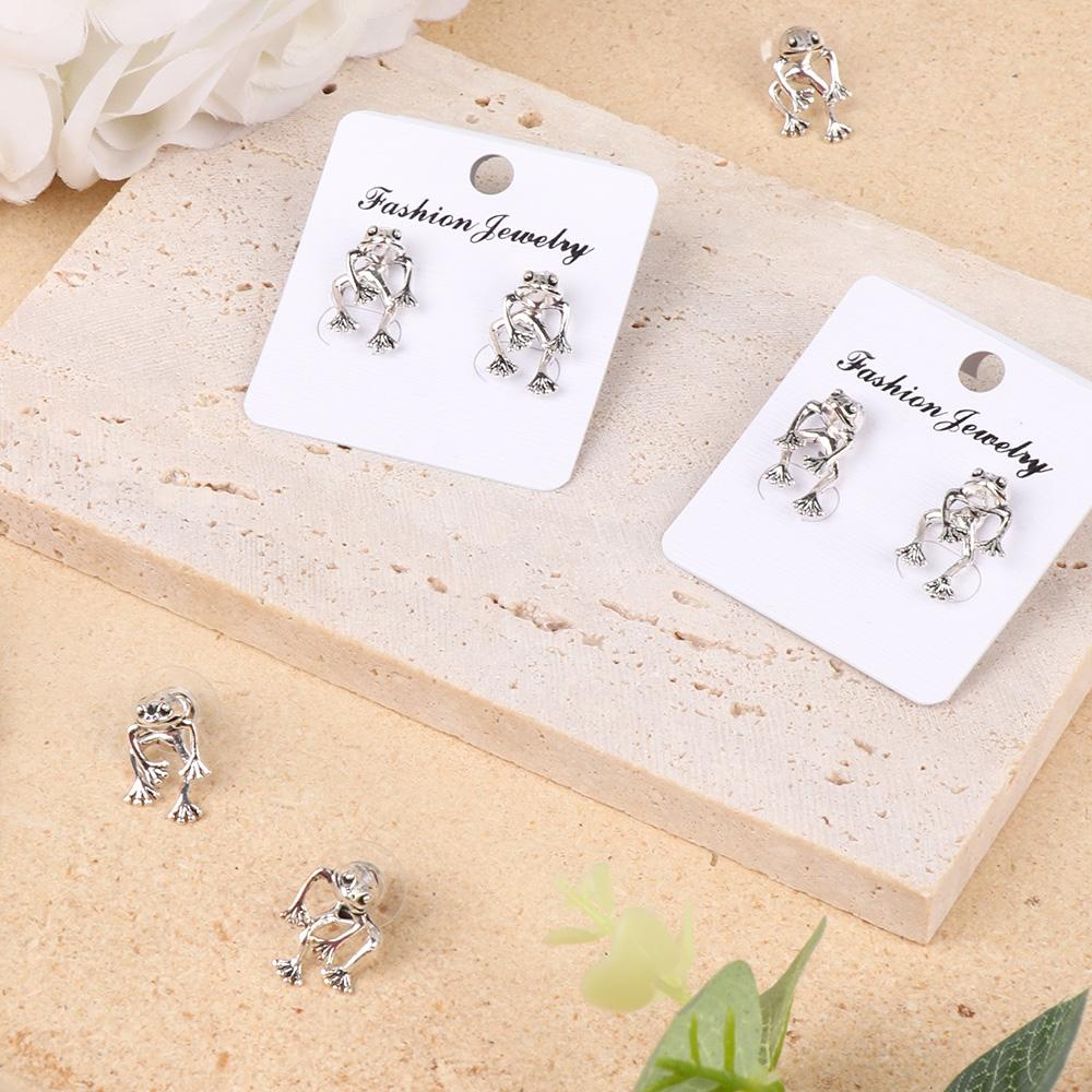 Perhiasan &amp; Aksesoris Anting Kodok LILY Penjualan Panas Hiphop Fashion Jewelry Gothic Girls Earrings Untuk Wanita