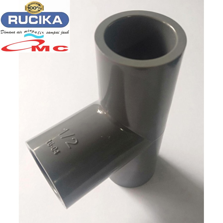 Sambungan Pipa Pralon Fitting T 1/2 Inch TEE AW RUCIKA