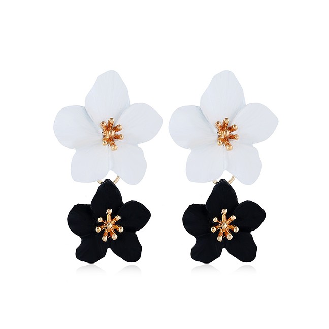 LRC Anting Tusuk Fashion Flower Earrings f4931x