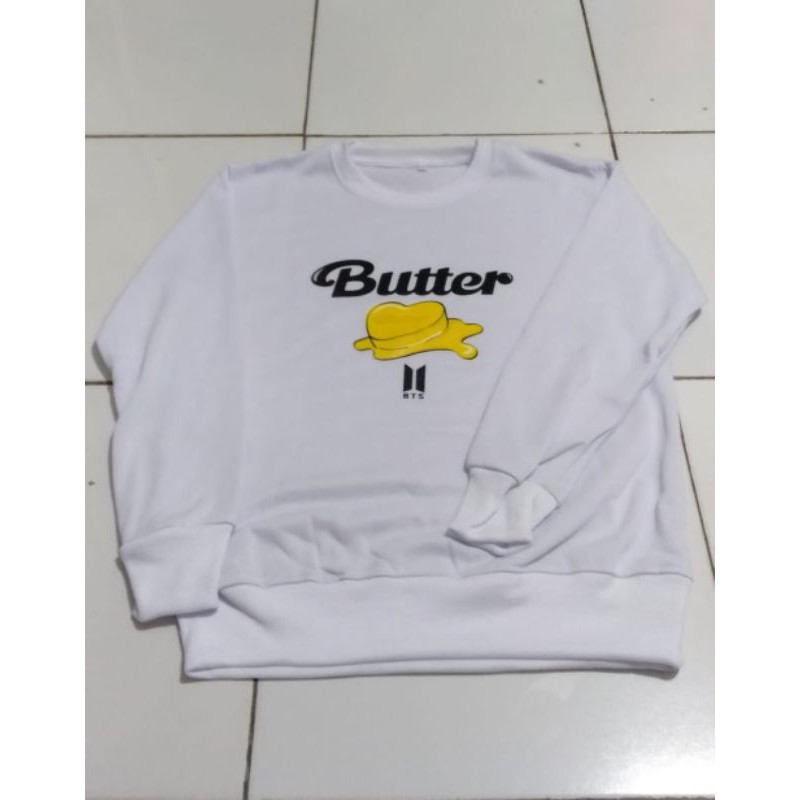 Sweater Basic BTS BUTTER LOGO BTS New Album