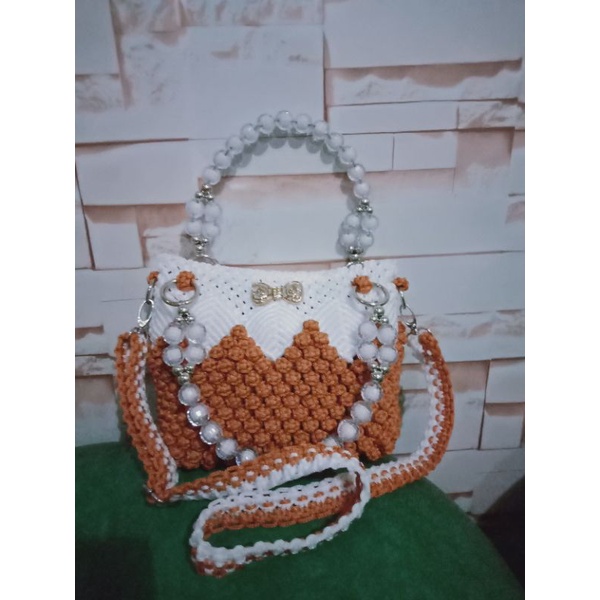 tas talikur motif strawberry