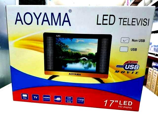 LED TV AOYAMA 17&quot;  Digital USB MOVIE, PC, HDMI. Baru &amp; Bergaransi Resmi