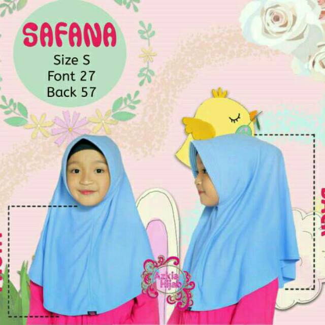 Jilbab Kerudung Instan Anak Safana azkia hijab pet antem