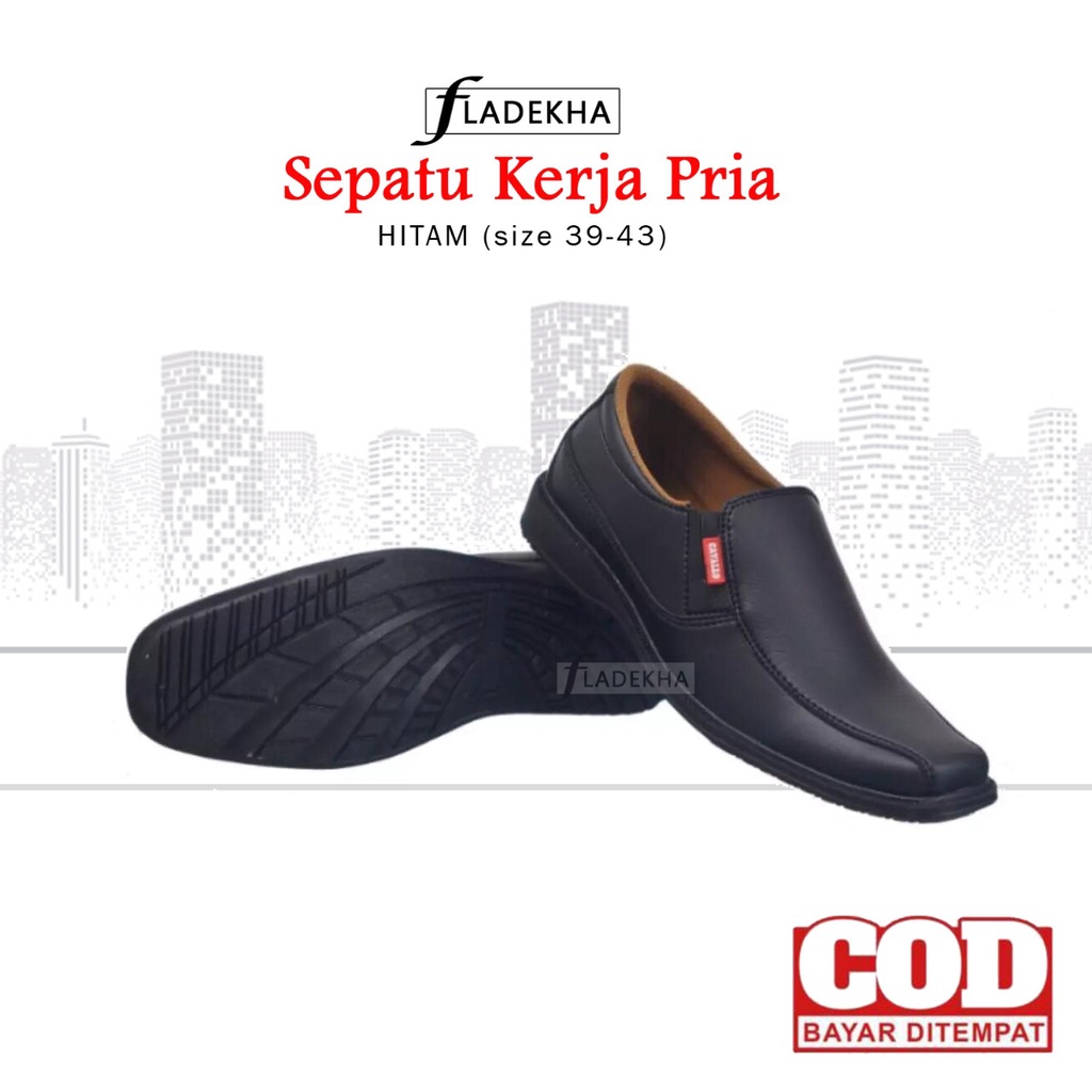 SEPATU PANTOFEL PRIA/ SEPATU KERJA PRIA/ SEPATU KULIT PRIA