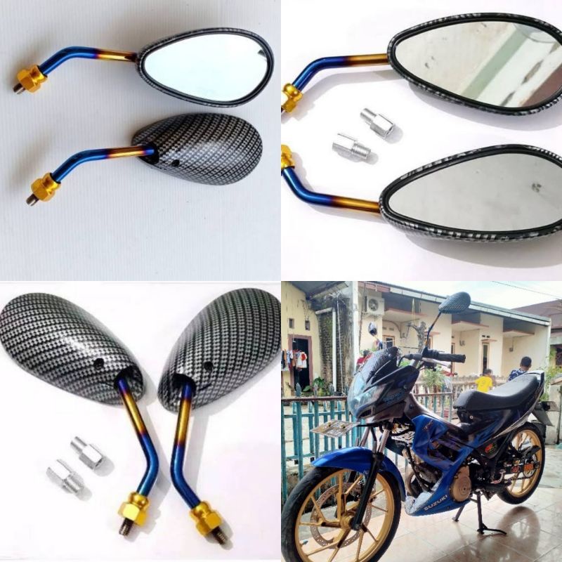 SPION CARBON SATRIA FU-SMASH-SHOGUN-SPIN DLL SUZUKI
