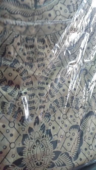 M-l-xl-xxl Batik Tunik Wanita Asj Sa Hrb026 Kenongo Pekalongan Sogan Tulis