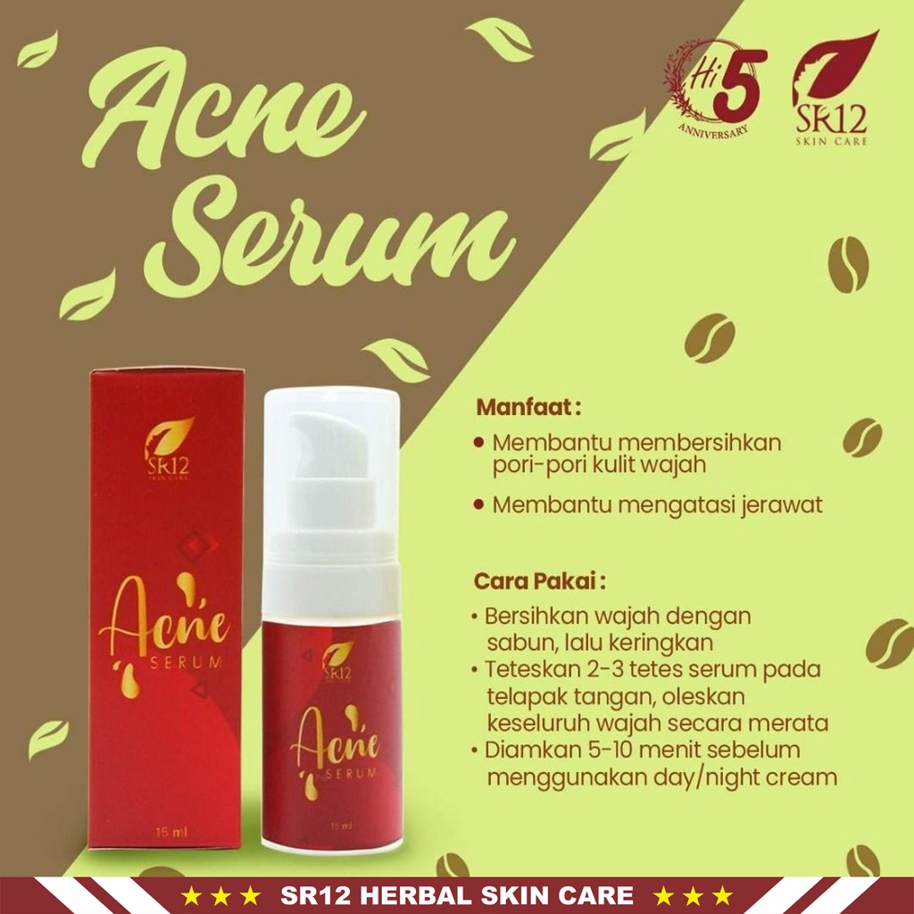 Serum SR12 | Acne Serum SR12 &amp; Revitalizing Serum SR12 | Serum Wajah SR12 Skincare | Pembersih Wajah