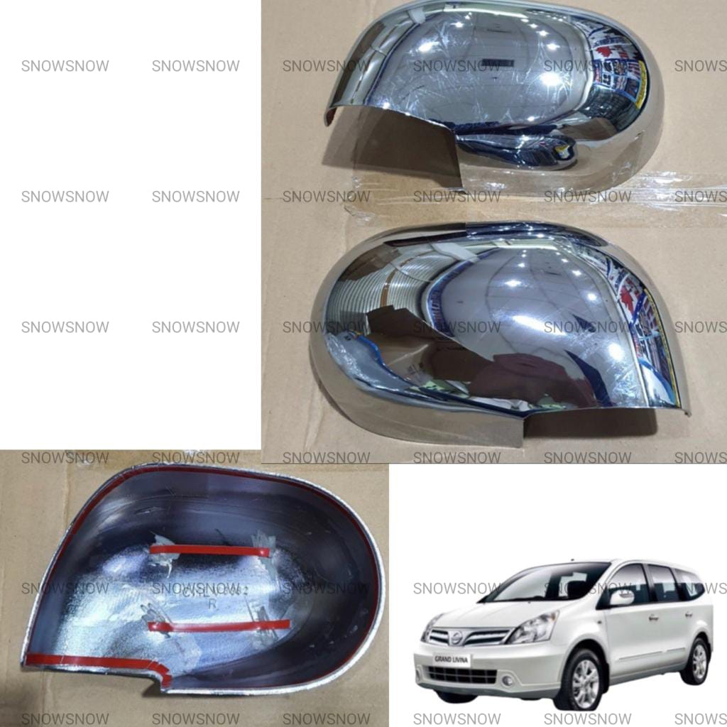 Cover Spion Grand Livina 2008 2010 2012 Chrome