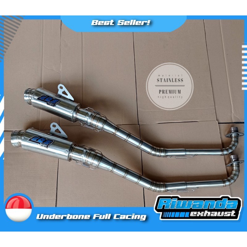 Knalpot Underbone DOS / Knalpot Step Standar Jupiter z1 / Jupiter z / Vega r / Vega zr / Supra x 125
