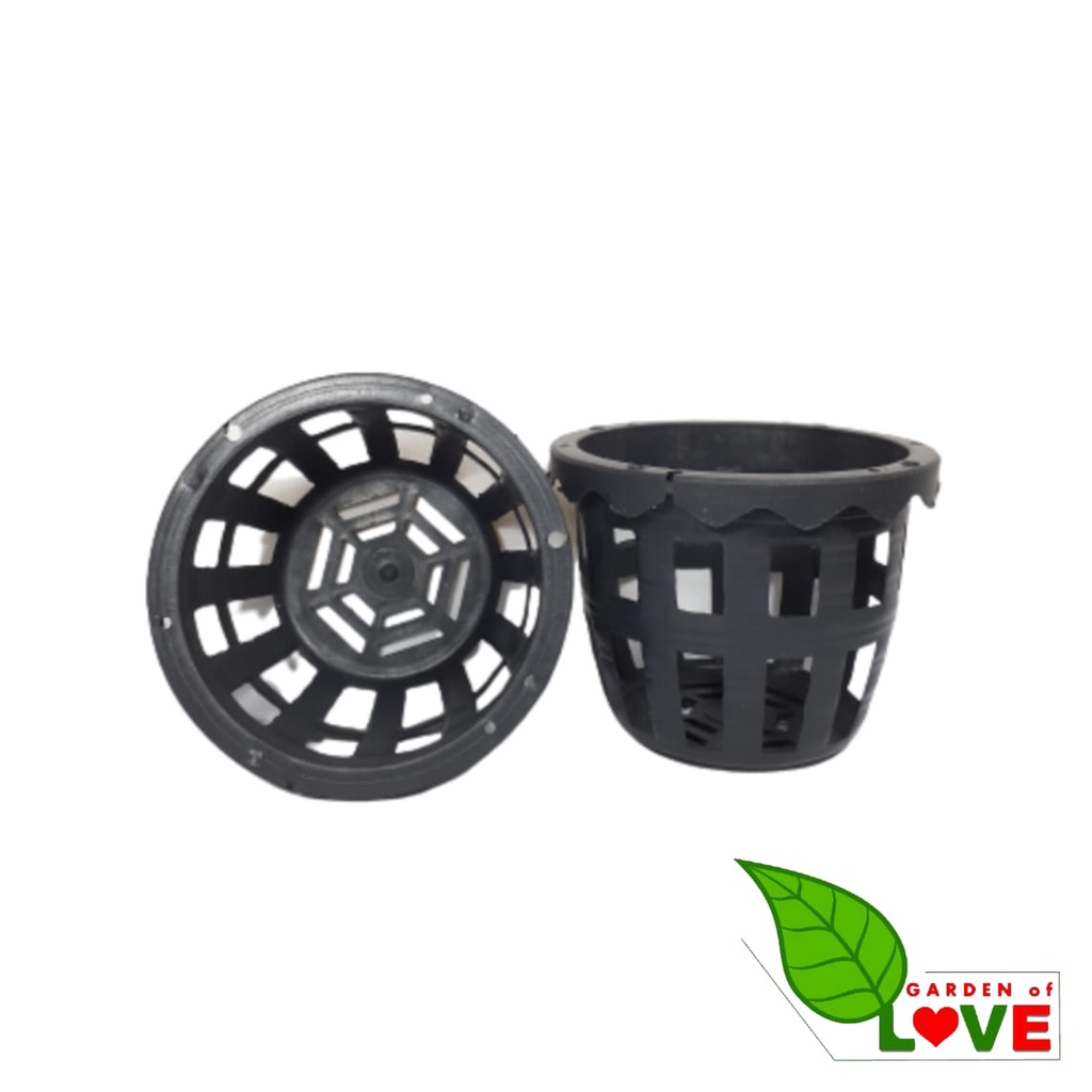 600pcs Netpot 10cm Hitam Besar Grosir Murah Net Pot Hidroponik 10 Cm