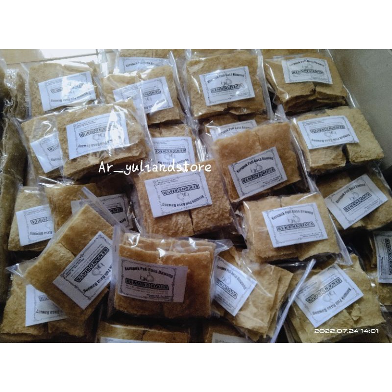 

krupuk Gendar/Puli Kemasan 120gram + Free Packing Kardus dan Double Bubble