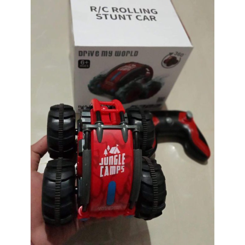 MOBIL REMOTE CONTROL ROLLING STUNT CAR 2.4 GHZ 2 SPEED kado ultah mainan anak laki